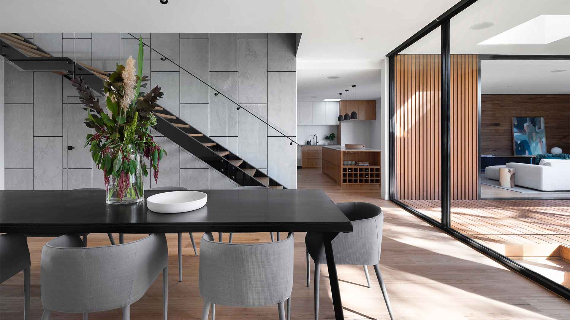 Modern construction project